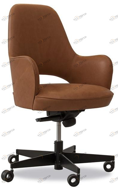 BAXTER Кожаное офисное кресло с регулируемой высотой на колесиках Colette sun-id-1486209