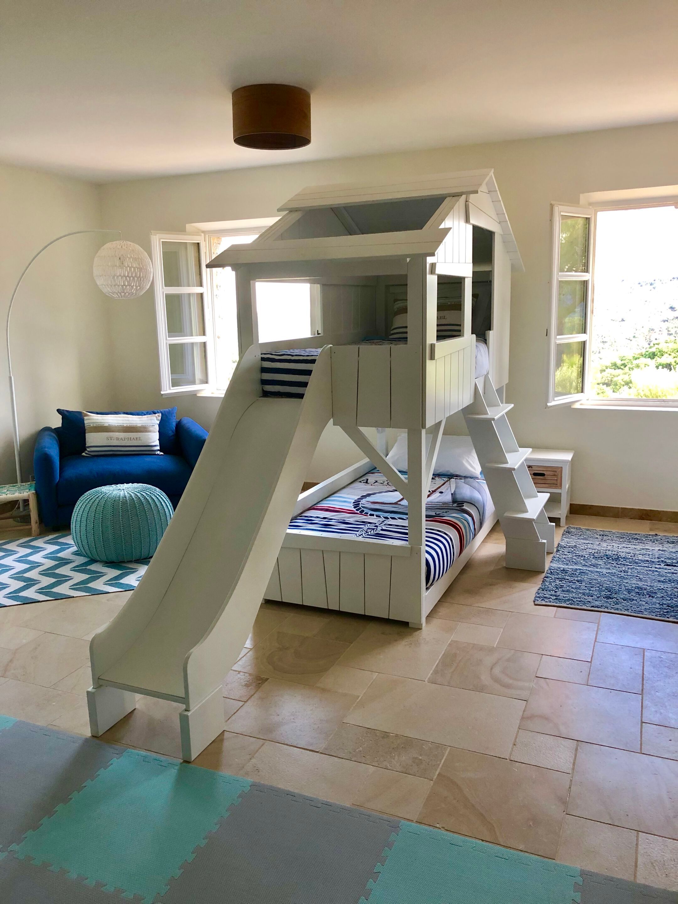 МДФ двухъярусная кровать с горкой Mathy by Bols TREEHOUSE BEDS &amp ARCH-00072798 - Вид №5