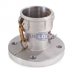 Камлок алюминиевый тип FC, розетка с фланцем 3", TL300FCAL TITAN LOCK