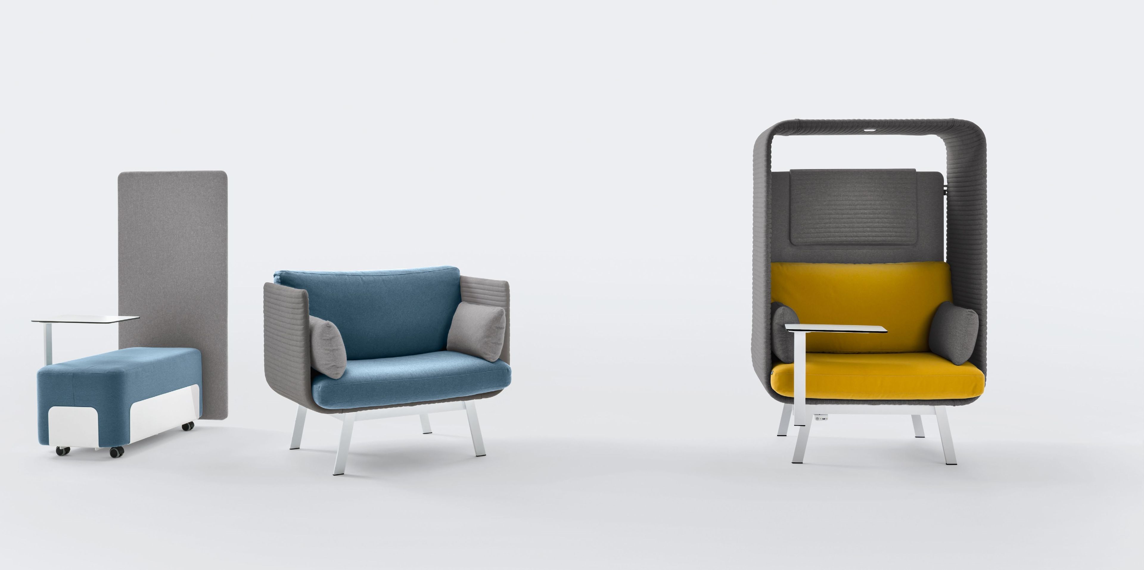 Ткань акустическое офисное кресло с журнальным столиком Ares Line Privèe ARCH-00079850 - Вид №1