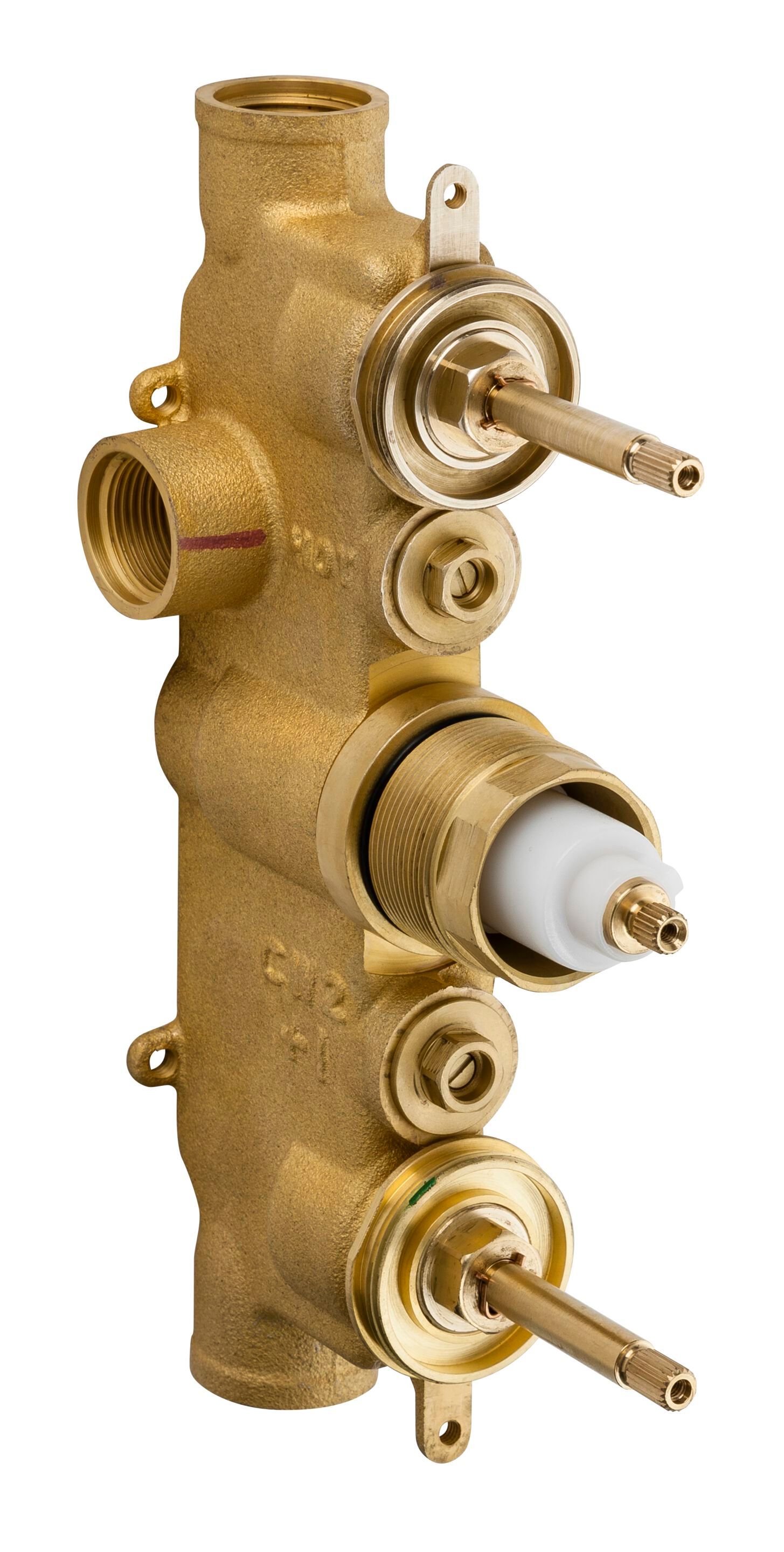 Термостатический смеситель для душа с 3 отверстиями CROSSWATER MPRO ARCH-00007228