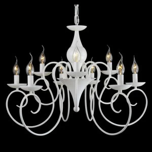 Подвесная люстра Crystal Lux Sempre SP8+4 CRYSTAL LUX ДИЗАЙНЕРСКИЕ, SEMPRE 056954 Белый