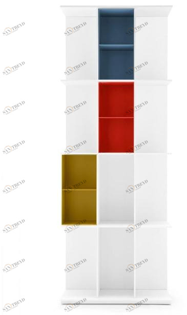 Calligaris Книжный шкаф-разделитель отдельно стоящий из мдф  Cs/6041-a1 