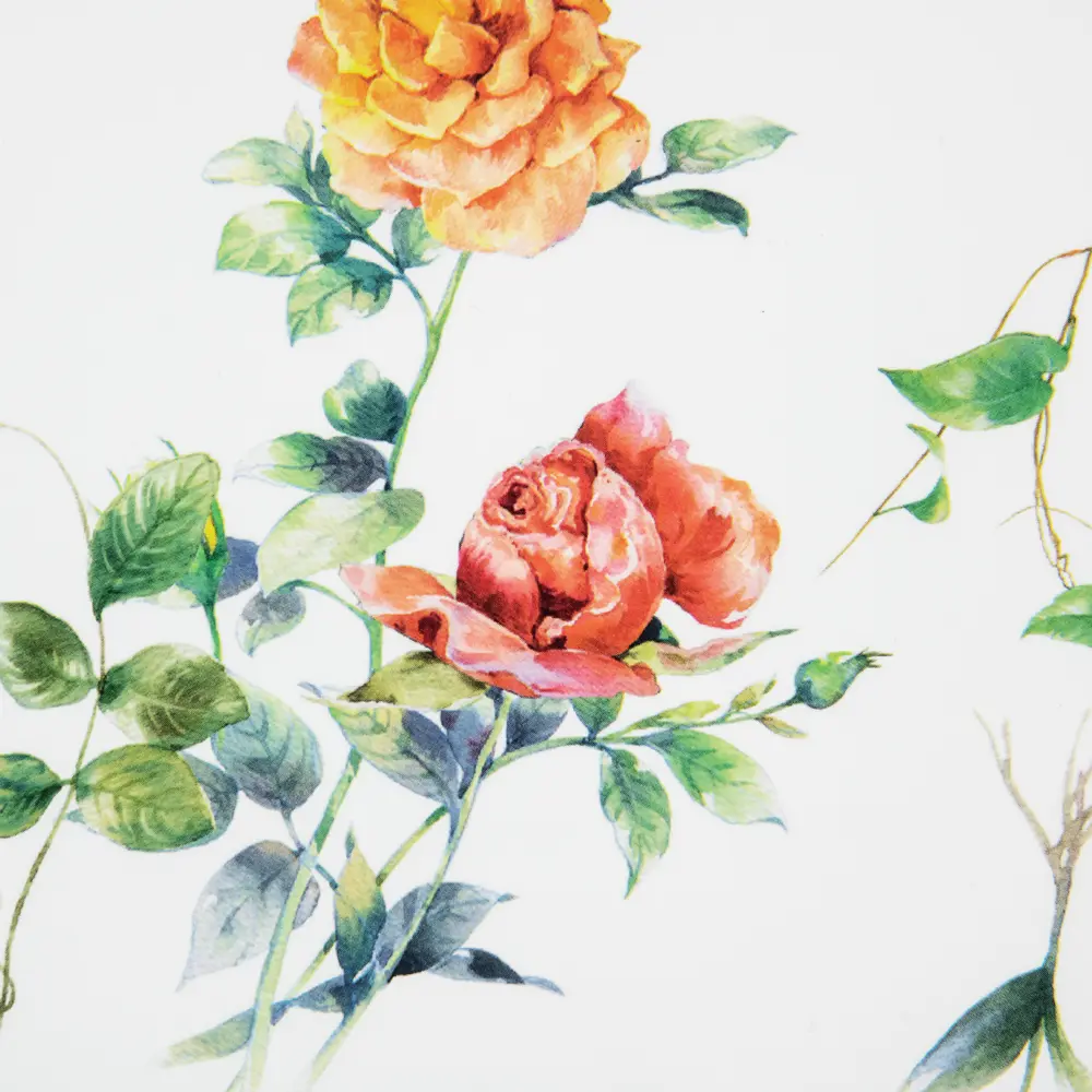 Салфетка сервировочная Весна 26x41 см прямоугольная ПВХ цвет белый Santreyd STLM-2063992 - Вид №2