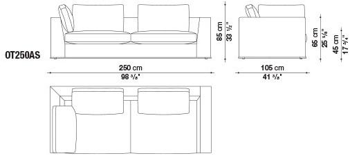 Maxalto Диван из ткани Otium sun-id-1372446 - Вид №26