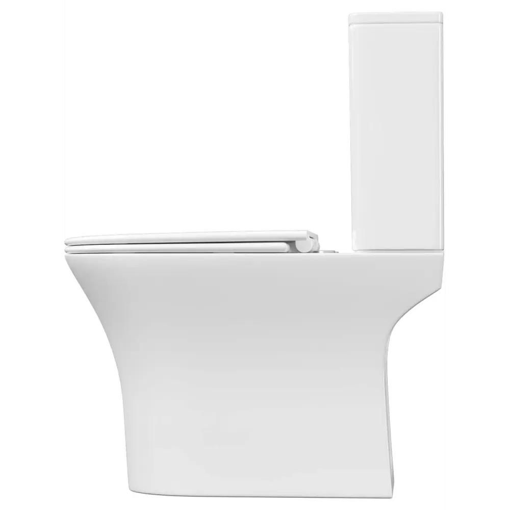 Унитаз-компакт Aquatek Optima безободковый двойной смыв цвет STLM-2152349 - Вид №3