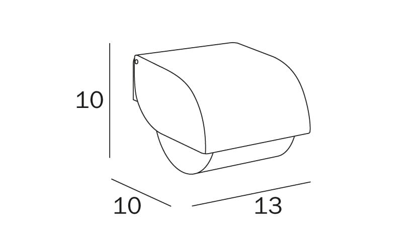 Металлический держатель рулона INDA® HOTELLERIE ARCH-00116488 - Вид №2