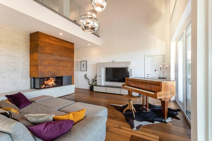 RÜEGG Угловой стальной дровяной камин с панорамным остеклением Classic line sun-id-1401982 - Вид №33