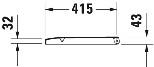 0064591300 Крышка сиденье для унитаза Duravit Happy D.2 - Вид №4