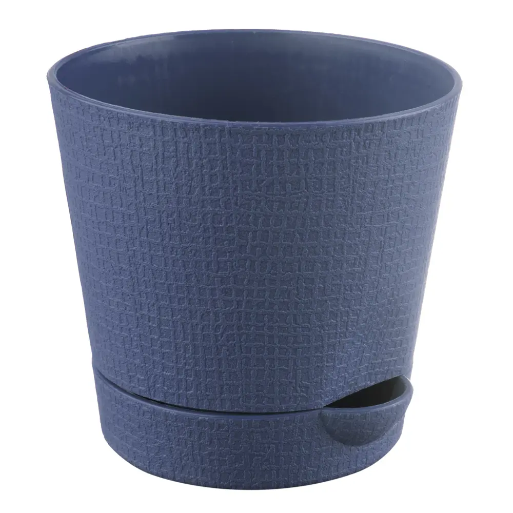 ТЕК.А.ТЕК Горшок «Партер» с системой прикорневого полива, графит 18005803 STLM-0009181