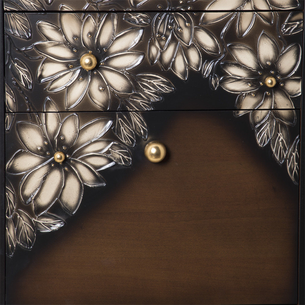 11618 Тумба для обуви Терра-4 (с 4-мя ящиками) Каштан Амбер BOGACHO 4627196590465 - Вид №5