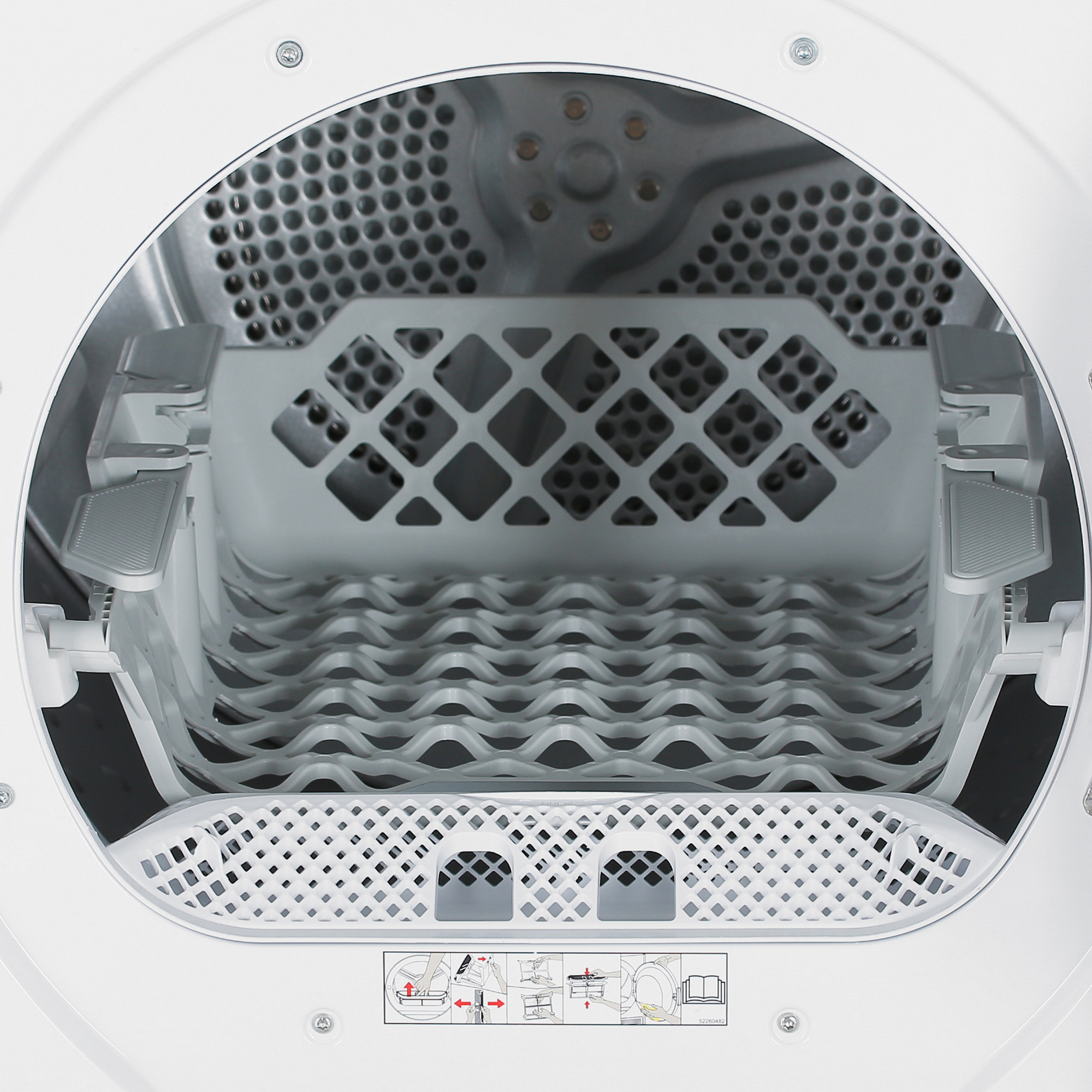 5370565 Сушильная машина Korting KD 60L97 белый STDN-0088946 - Вид №5