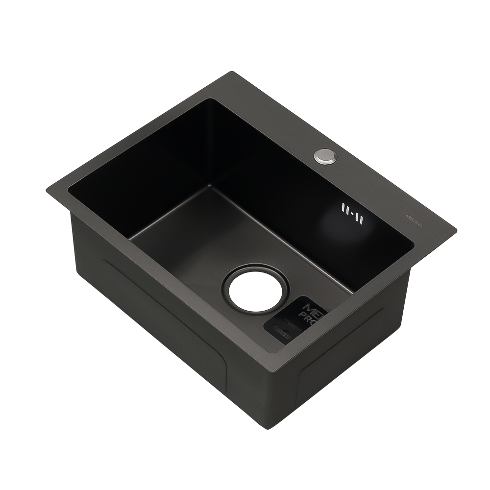 Мойка D5343HB MELANA ProfLine 3,0/220 ГРАФИТ врезная прямоугольная D5343HB D5343HB графит - Вид №5