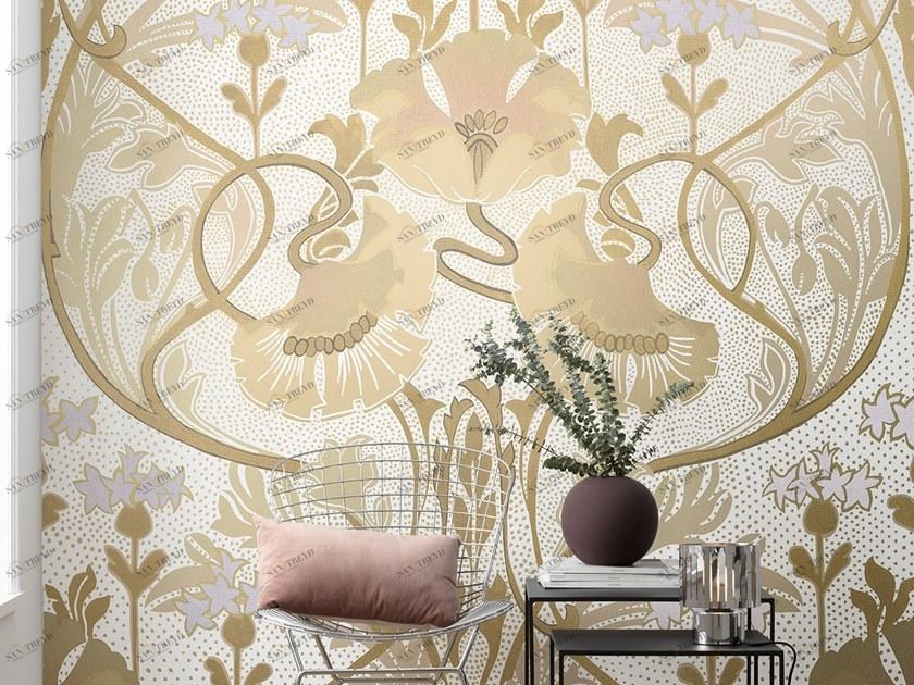 Komar Флизелиновые обои с цветочными мотивами Raw Rsx4-021