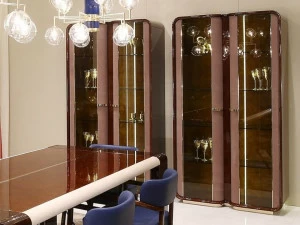 Turri Витрина из дерева и стекла Madison