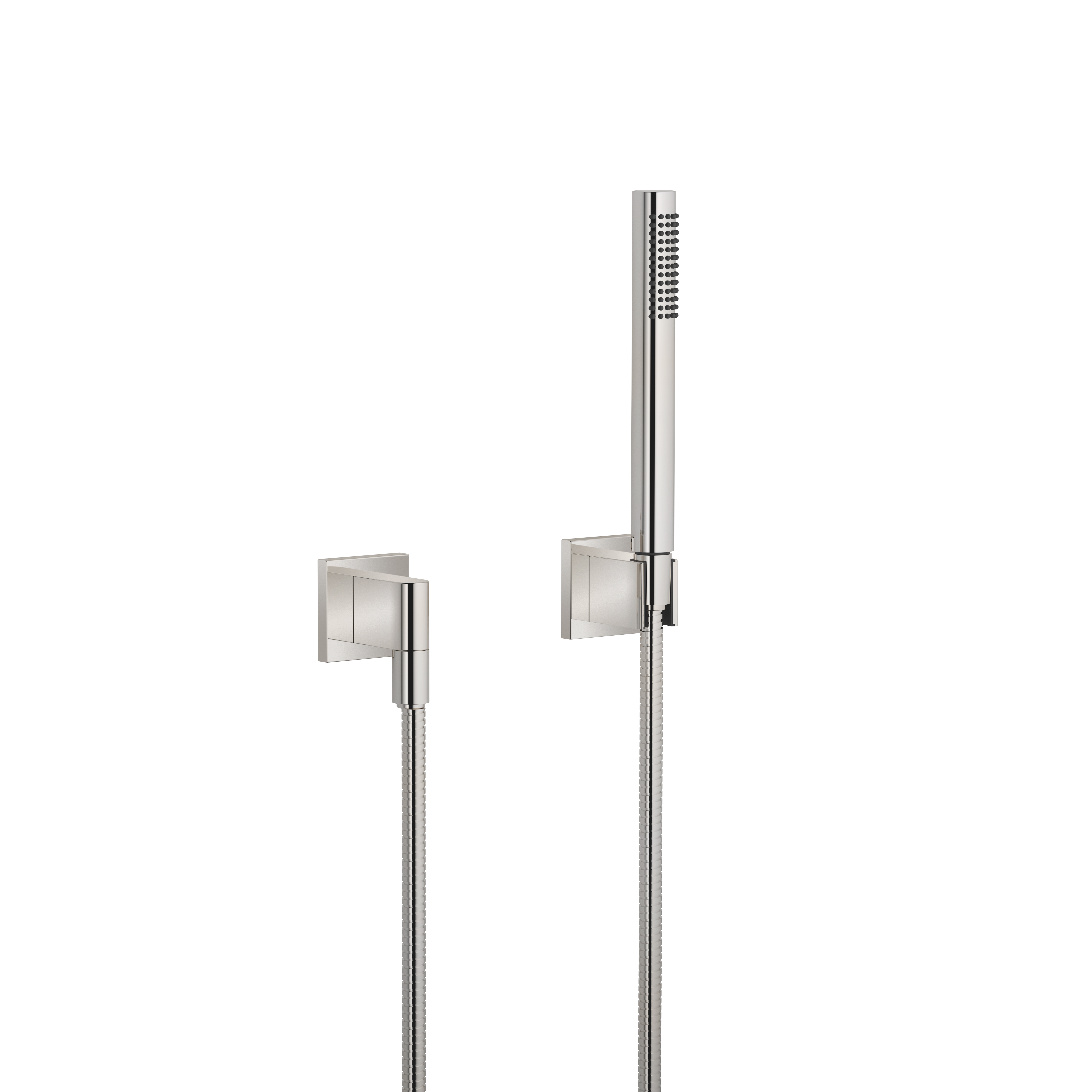 Набор для ручного душа с отдельными розетками - Platinum DornBracht CL.1 27808980-08