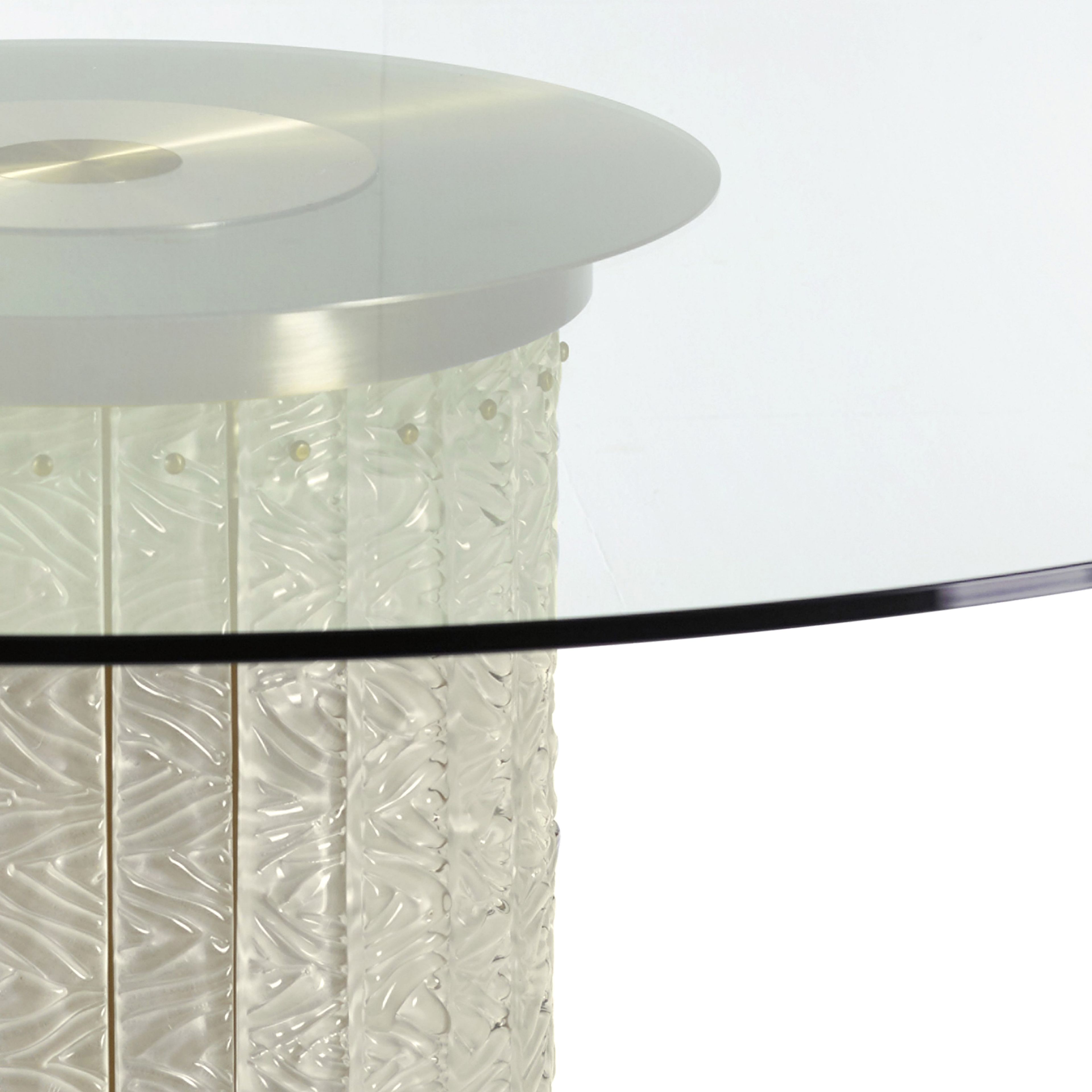 Круглый стеклянный стол для гостиной MARIONI ARCH-00071352 - Вид №2