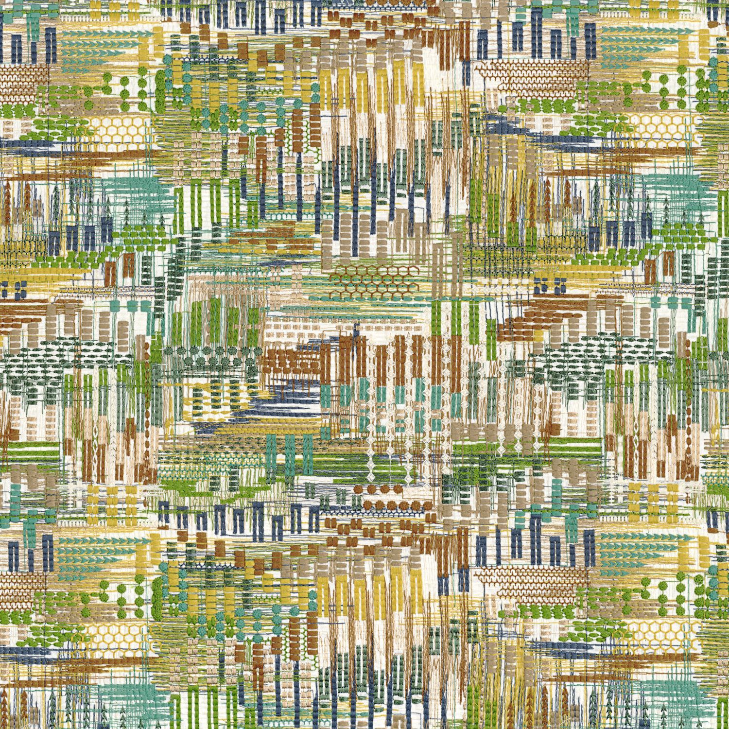 Бархатная полосатая ткань Casamance Point de Vue ARCH-00148982 - Вид №8