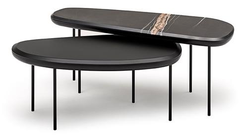 Living Divani Низкий деревянный журнальный столик Pebble sun-id-1466762 - Вид №3