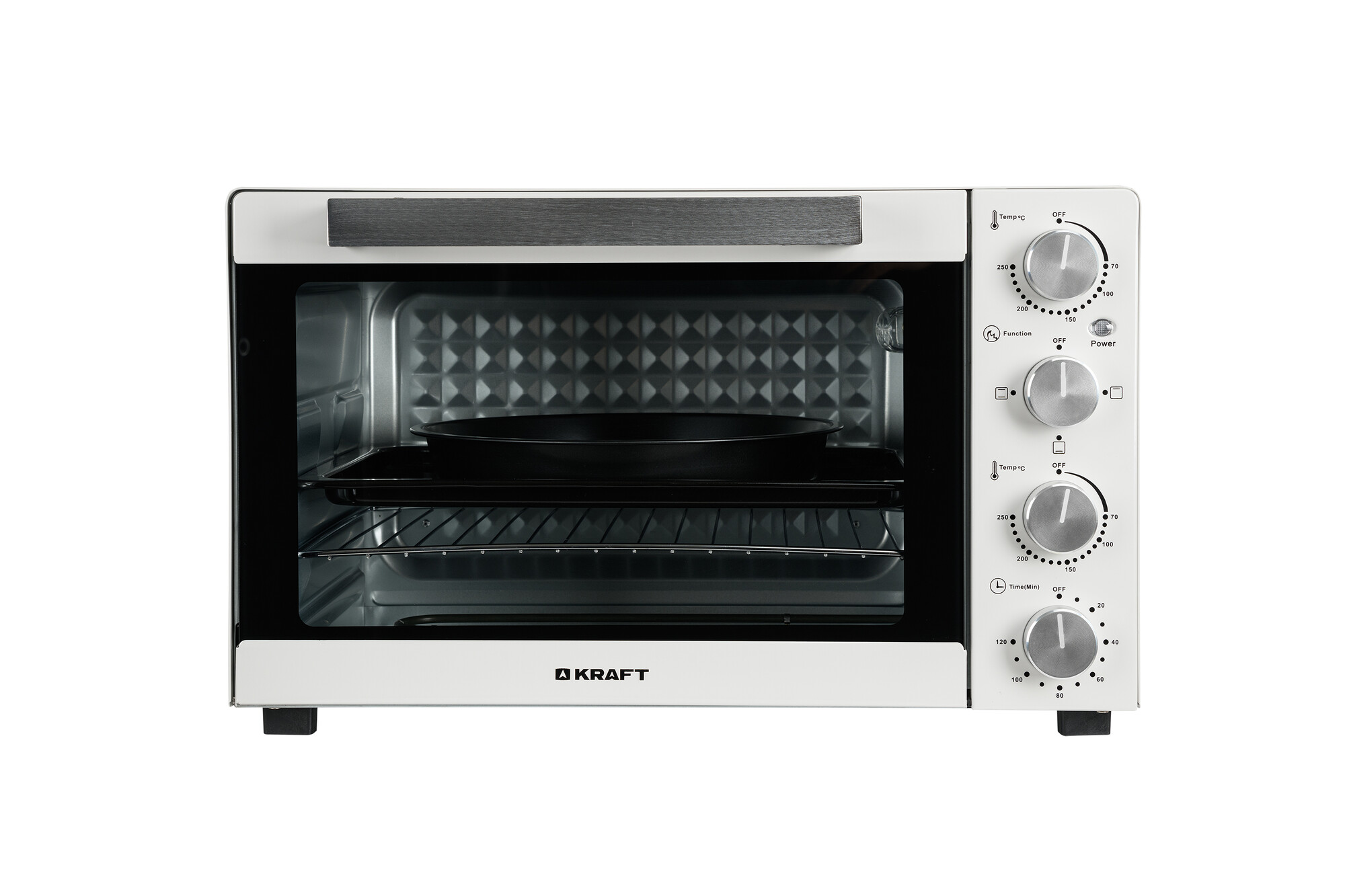 9080977 Мини-печь Kraft KFC-MO 450 HW белый STDN-0008130 - Вид №1