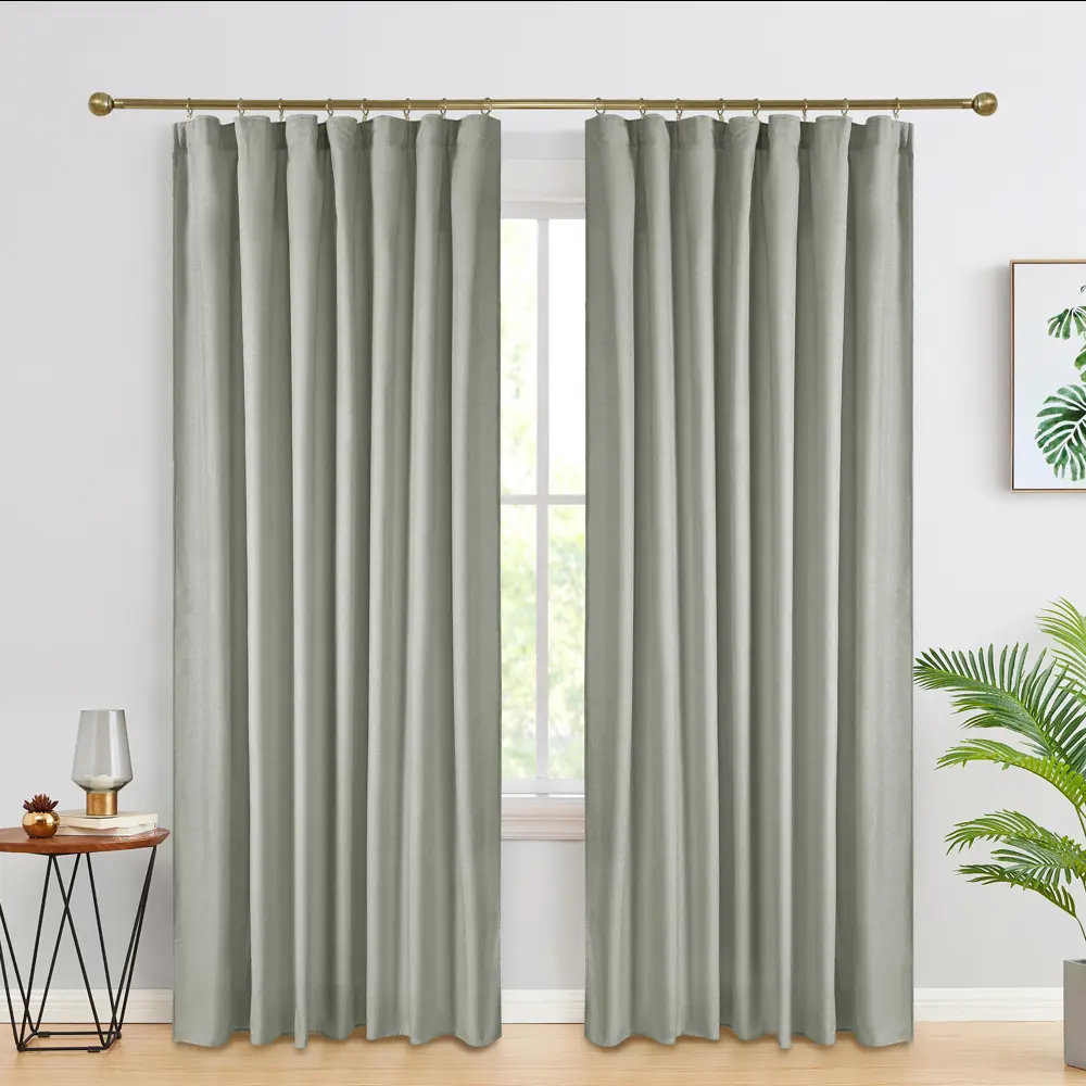 KREAFORTA Штора Raspberry с лентой 200x280 см - изумрудная элегантность для спальни 89397768 STLM-1581821