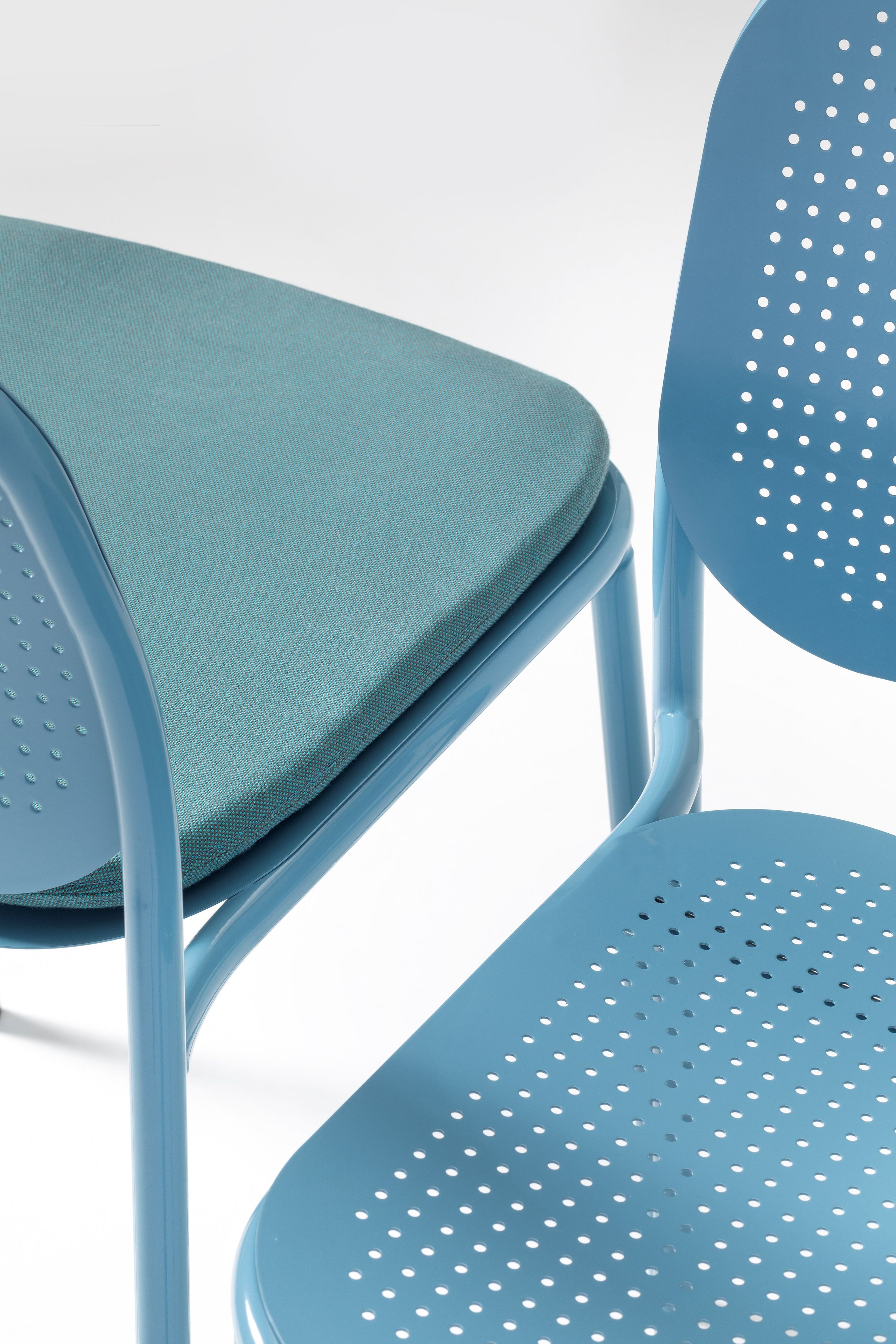 Металлический стул с открытой спинкой TrabA' Metis ARCH-00049554 - Вид №8