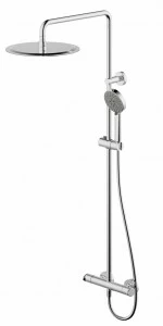 Душевая колонна с термостатическим смесителем для душа и верхним душем WATERFALL F939114C-A5-RUS bravat