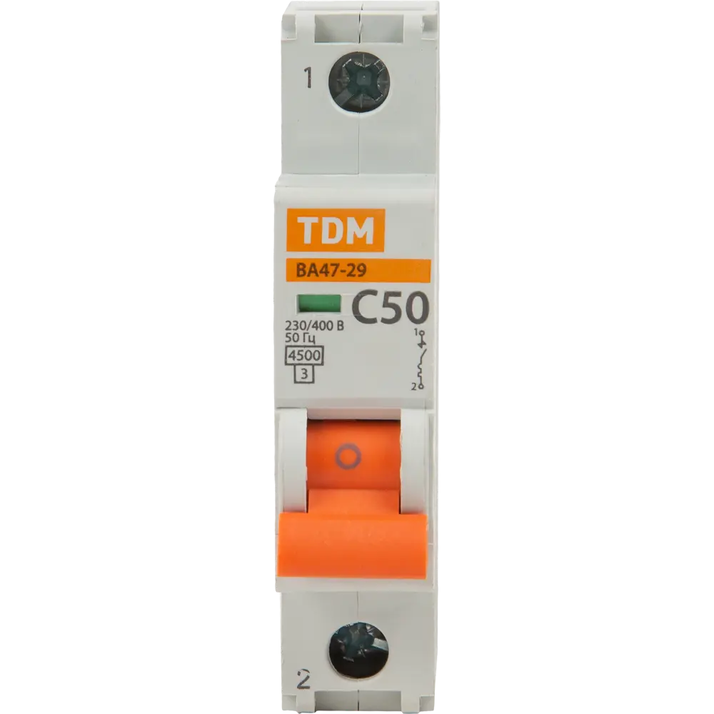 Автоматический выключатель TDM Electric ВА47-29 C50А для защиты электросетей 84399491 STLM-0049264 - Вид №1