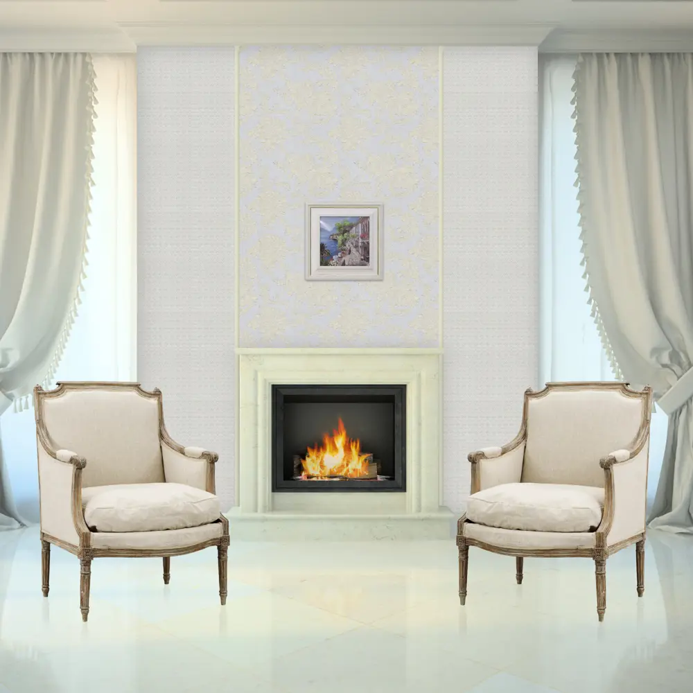 Обои флизелиновые Белиссимо серые 1.06 м 0902-1 Santreyd STLM-2027192 - Вид №3