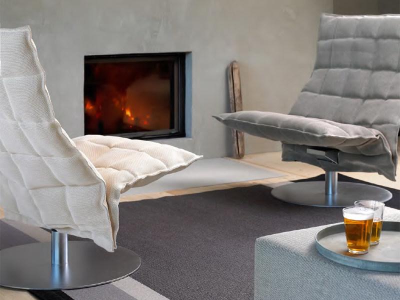 Woodnotes Вращающееся кресло из ткани K chair sun-id-1356321 - Вид №2