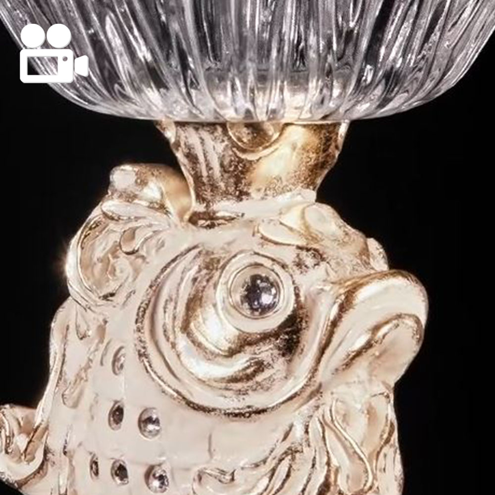 52019 Фруктовница-конфетница Заветное желание Айвори BOGACHO 4627138240144