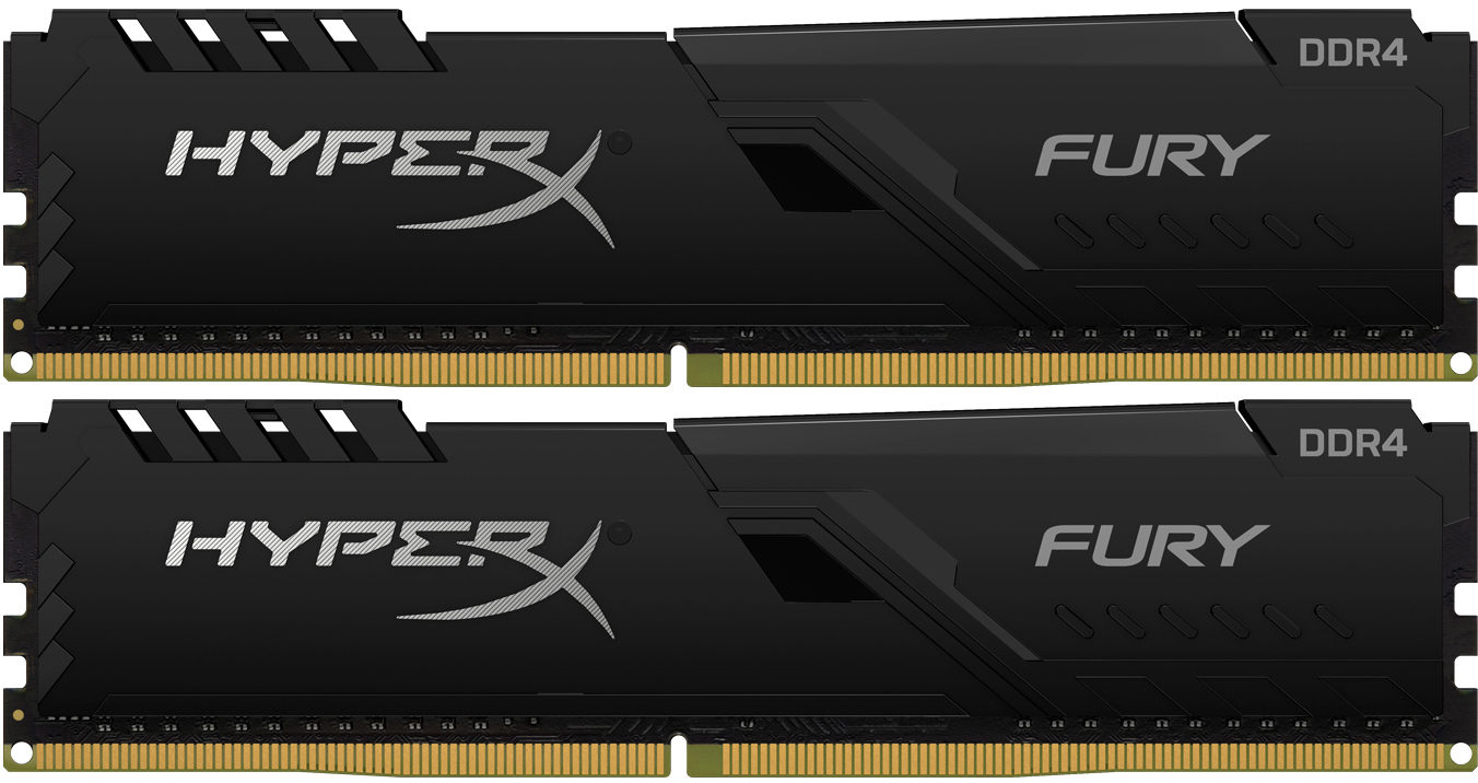 HX436C17FB3K2/16 16gb 3600mhz ddr4 cl17 dimm (kit of 2) 1rx8 hyperx fury black Kingston Santreyd 
