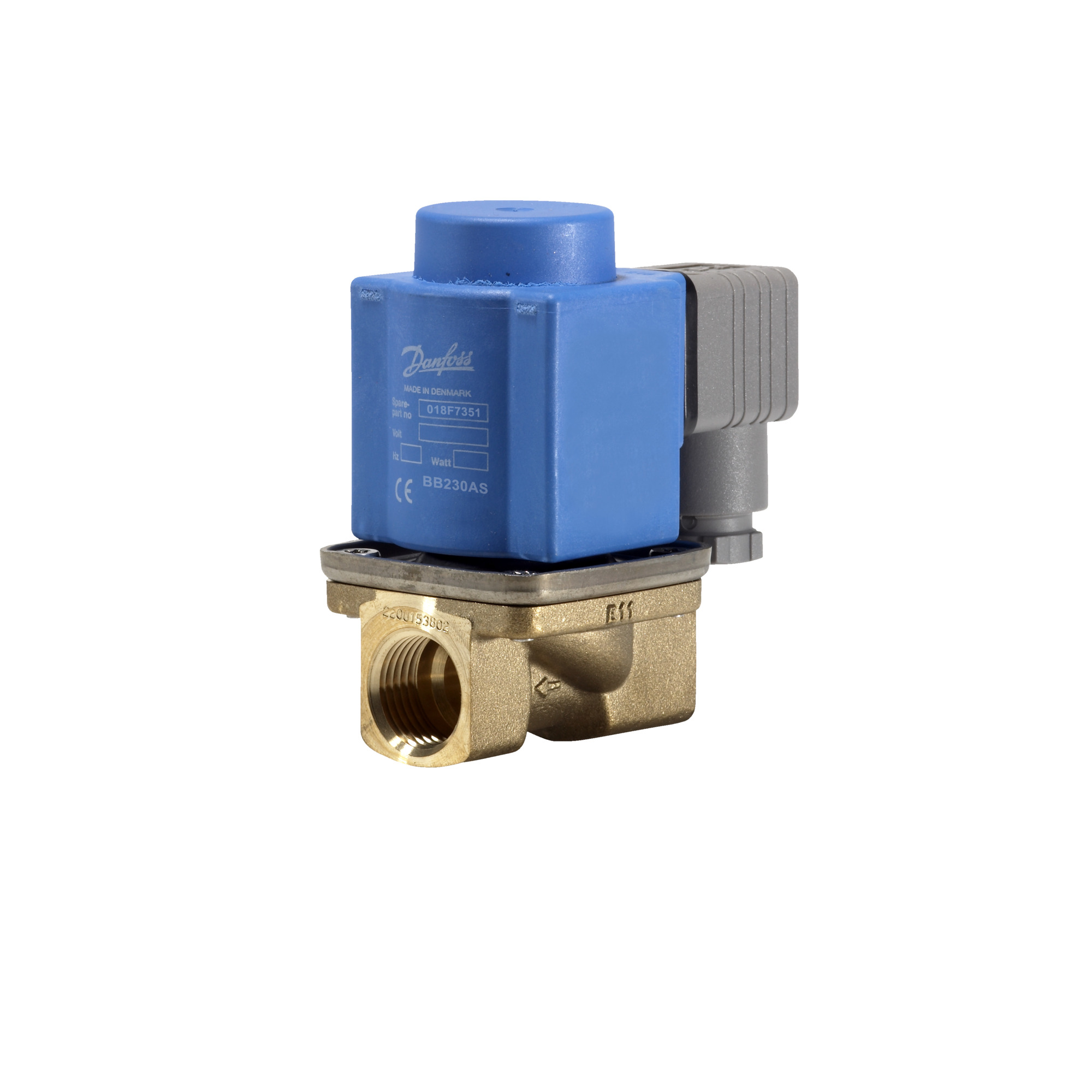 Danfoss EV220B — двухходовые электромагнитные клапаны для общей промышленности Эл.магнитный клапан ДУ40 с катушкой 220В 032U458531  - Вид №22