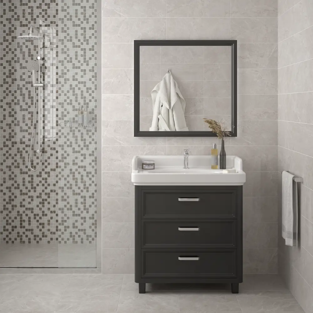 Плитка настенная Kerama Marazzi Феррара 20x50 см 1.2 м² цвет серый глянцевый STLM-2164756 - Вид №5