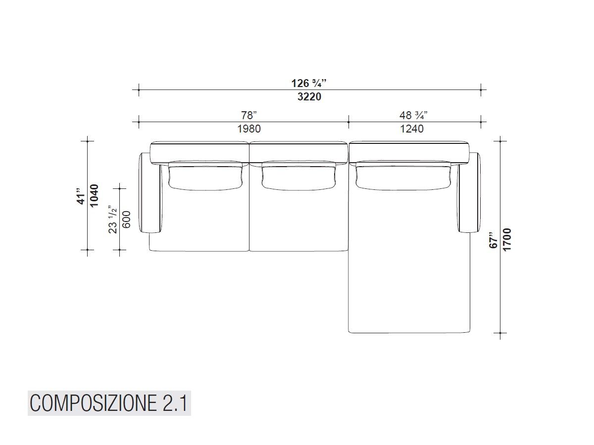 Кожаный диван Lema MUSTIQUE ARCH-00119618 - Вид №15