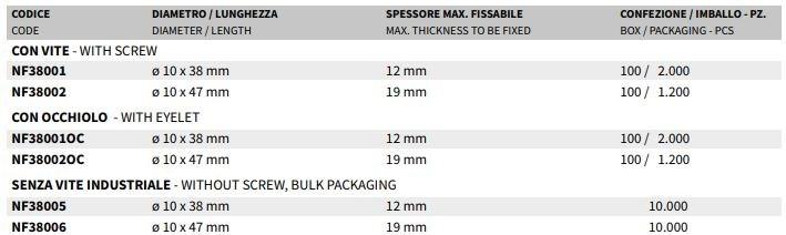 AKIFIX Нейлоновая заглушка с винтом sun-id-1419994 - Вид №2