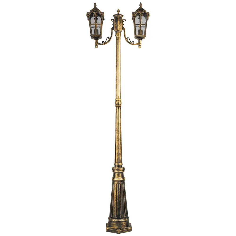 Столб уличный Feron PL109 202 см цвет черное золото Santreyd STLM-2183376