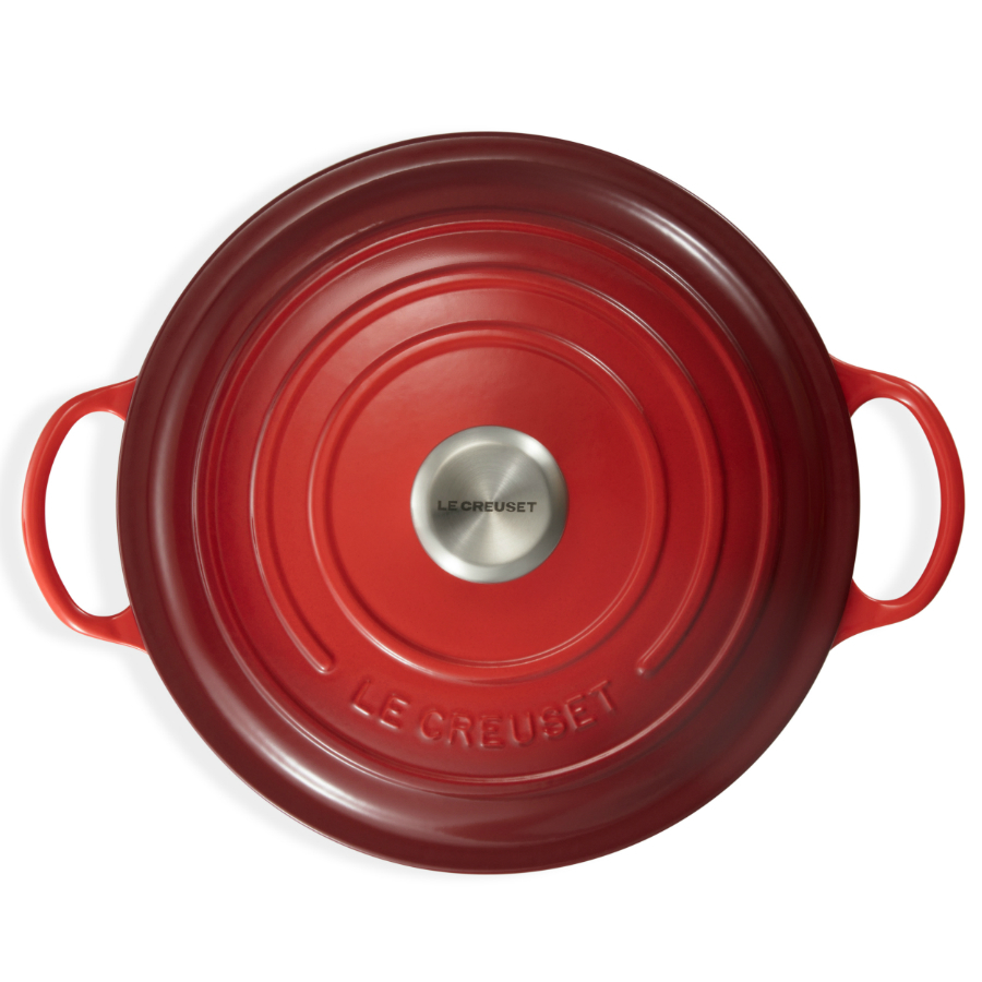 Казан чугунный Le Creuset, Ø32 см, вишневый 21114320600430 - Вид №9