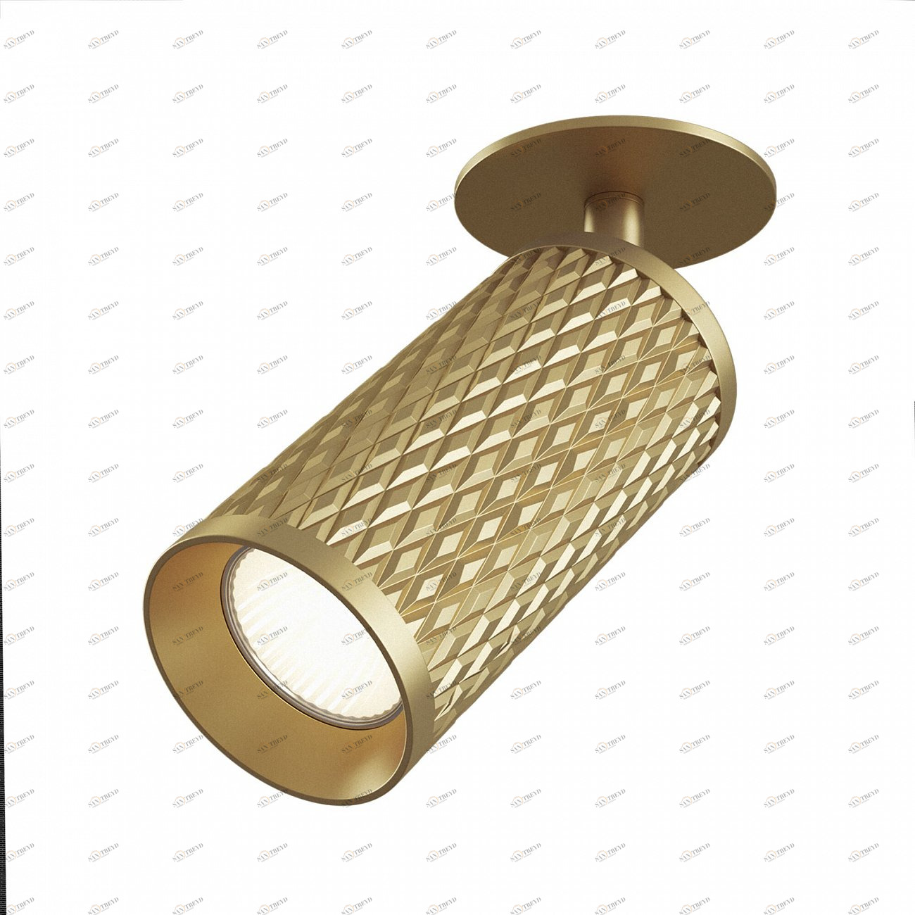 Спот потолочный поворотный с алюминиевым плафоном 19 см золотой Alfa C037CL-01G TECHNICAL CEILING & WALL 00-3956967 Золото 