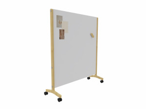 Эмалированная стальная офисная доска с колесами