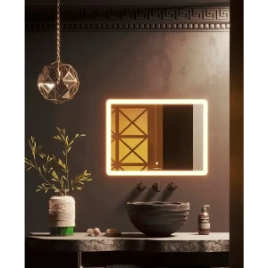 Зеркало для ванной Omega Glass Тип 3 SD343 с подсветкой 60x80 см прямоугольное