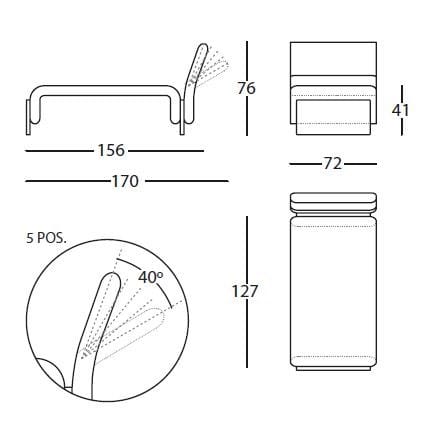 Мягкий шезлонг SANCAL Diwan ARCH-00143408 - Вид №8