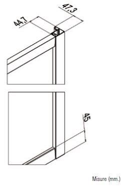 Samo Прямоугольная раздвижная душевая кабина округлой формы Eccelsa sun-id-1463028 - Вид №3