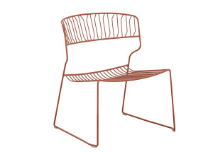 Штабелируемый садовый стул с порошковым покрытием