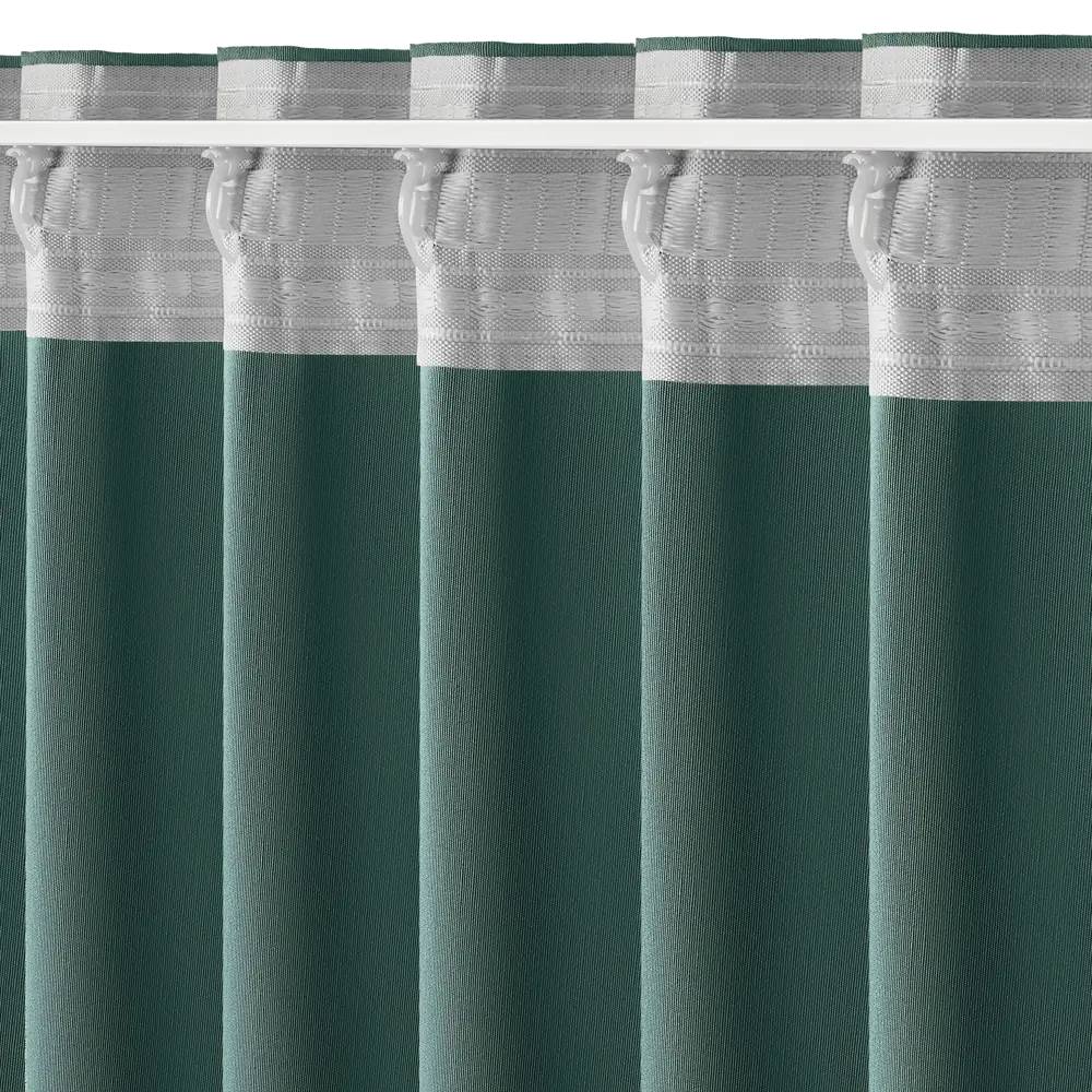 Штора на ленте со скрытыми петлями KREAFORTA Pharu 140x280 см цвет бирюзовый STLM-2007342 - Вид №8