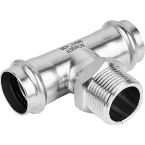 Тройник переходной Rommer 1"x28 мм ВПр-НР нержавеющая сталь 88011320 STLM-2120190