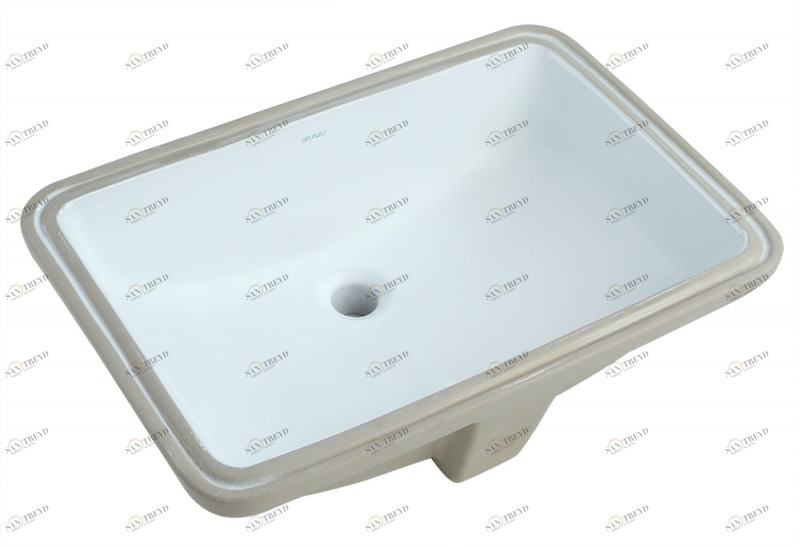 C22212W-ENG Встроенная раковина под столешницу овальная Bravat 