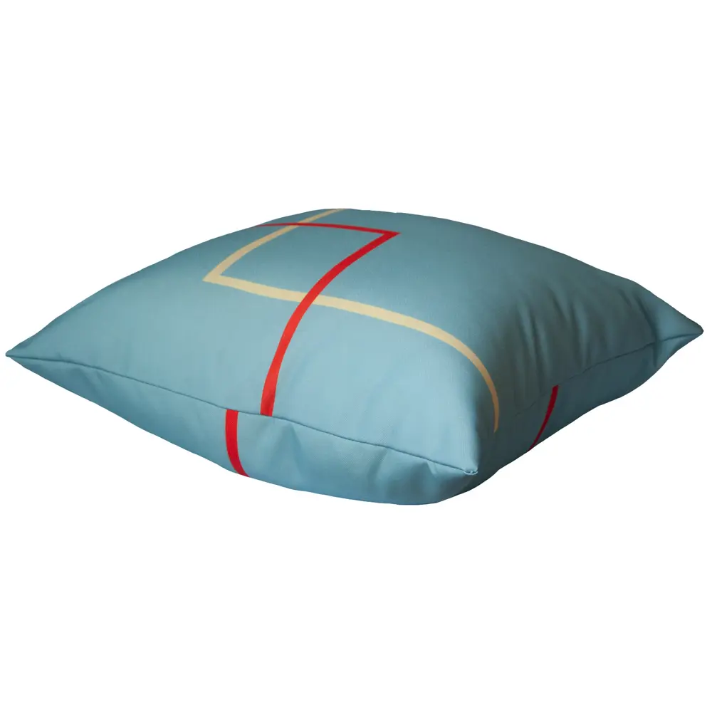 SEASONS Подушка «Линии» 45×45 см — декоративная для дивана и кровати 88947993 STLM-1468116 - Вид №1