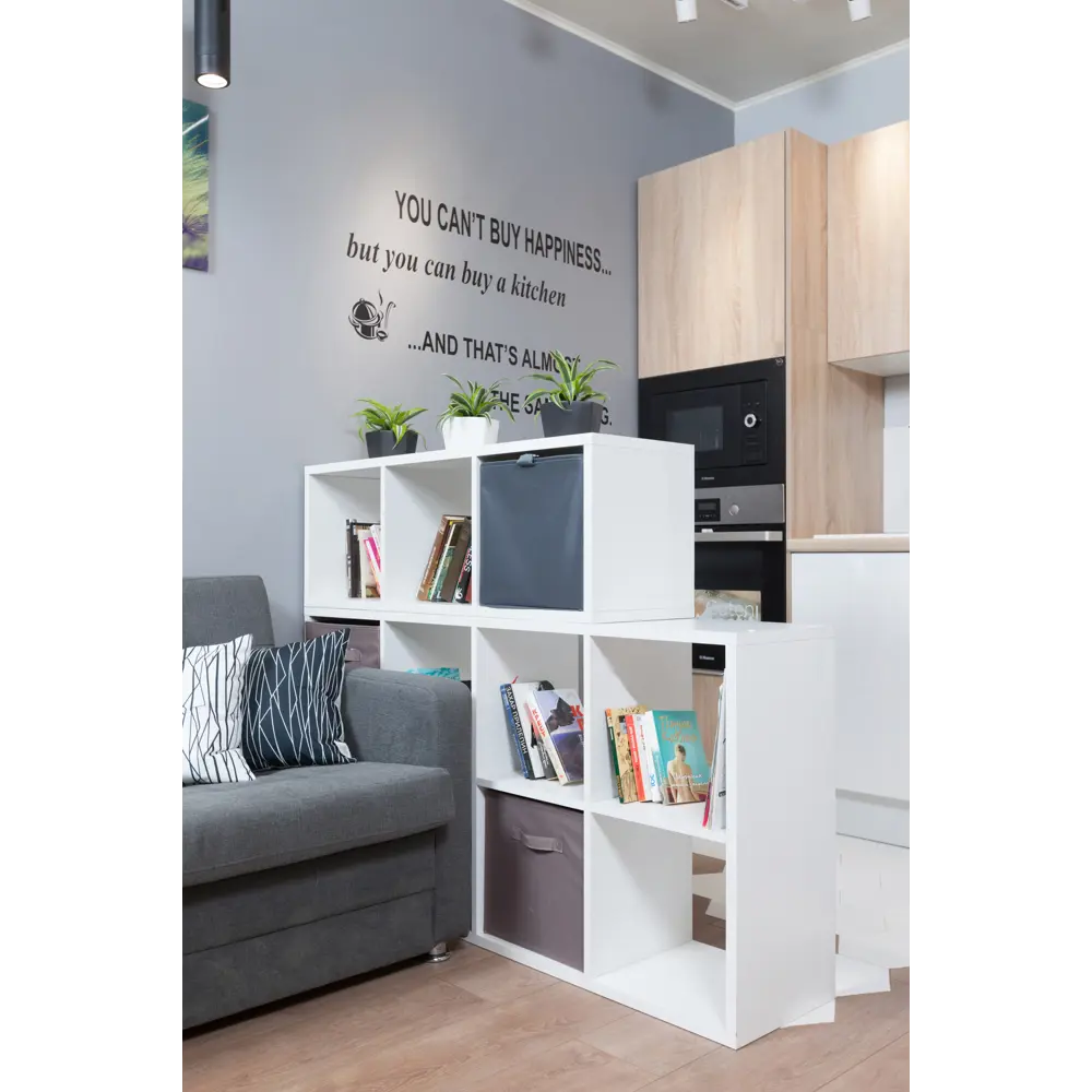 Стеллаж 3 секции 36x103x31 см, цвет белый Santreyd STLM-2101118 - Вид №7