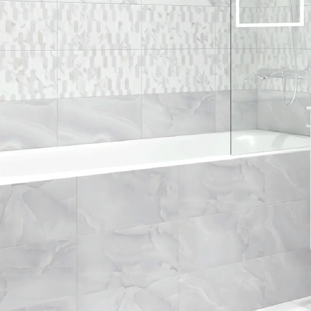 Настенная плитка KREAFORTA Mersey Onyx 20x40 см 1.62 м² матовая цвет серый STLM-2104432